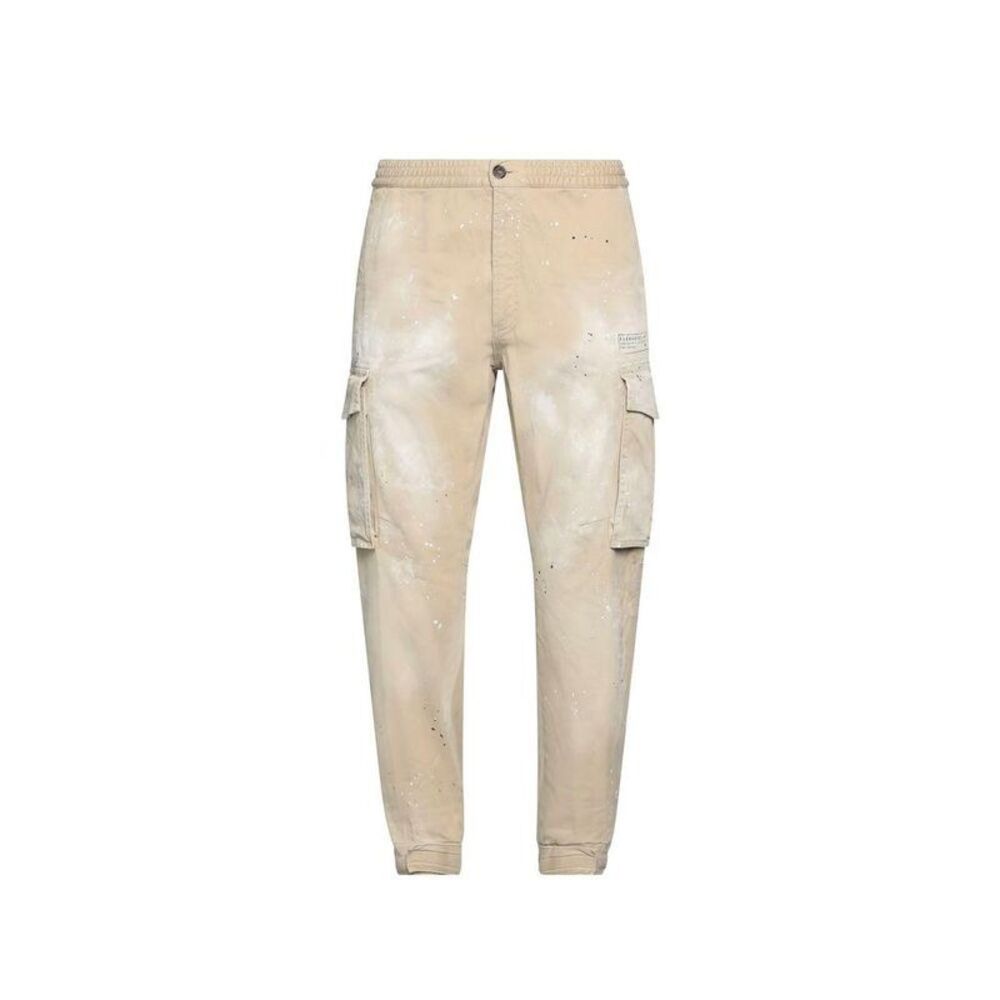 Dsquared² Cotton Utility Cargo Pants Men Beige Bottoms